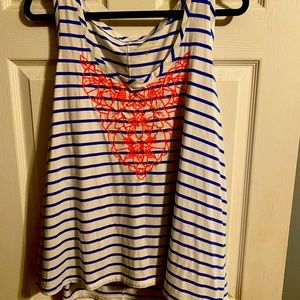 Lilly loose flowy tank XL, EUC worn once